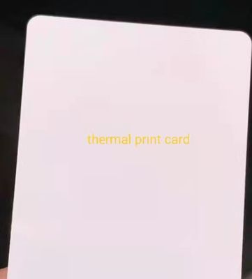 Termal Printing Pvc Blank Card Blank Cr80 54*85.6mm Untuk Produksi Kartu