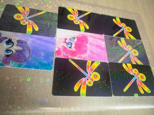 Hologram Overlay Untuk Kartu Khusus / Laser Film Film / PVC Coated Ovelay / Laser Hologram