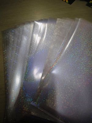 Hologram Overlay Untuk Kartu Khusus / Laser Film Film / PVC Coated Ovelay / Laser Hologram