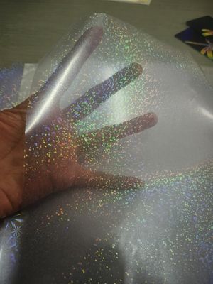 Hologram Overlay Untuk Kartu Khusus / Laser Film Film / PVC Coated Ovelay / Laser Hologram