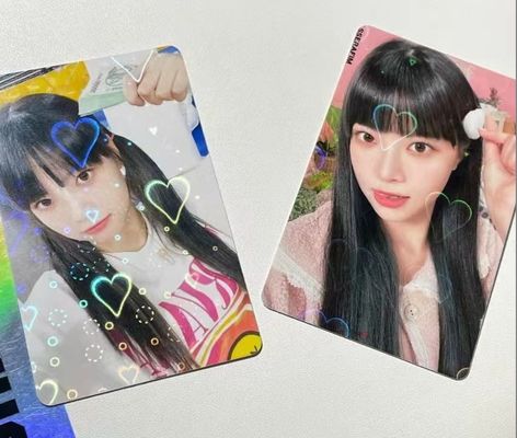 0.06-0.1mm tebal tinggi perekat PVC Hologram Coated Overlay yang dapat dilaser untuk produksi kartu pintar