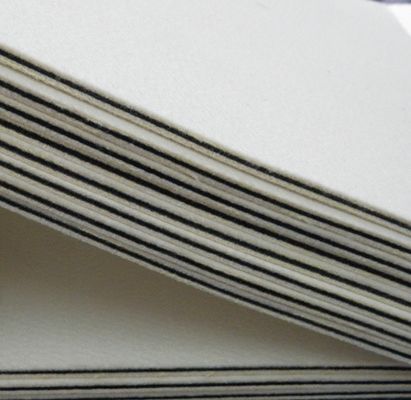 3mm Ketebalan Hitam Woolen Felt Lamination Cushion Pad MRP-2 Untuk PVC Card Press Laminator