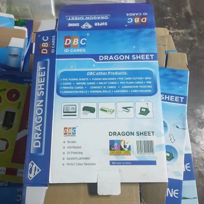 Percetakan Kartu PVC Non Lamination Sheet 0.15mm + 0.46mm + 0.15mm Inkjet Printing Digital Printing Sheet