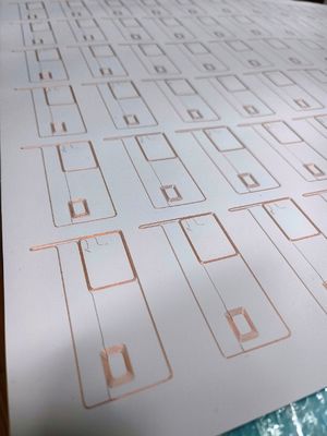 2X5 Kawat Tembaga Smart Chip Material untuk Kartu RFID Inlay Prelam PVC Card Materials