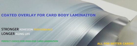 Resistensi Penuaan Superior Lembar PVC yang dapat dicetak Lapisan tinta digital di satu sisi dan Lapisan lem laminasi di sisi lain