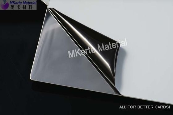 0.4-1.0mm Ketebalan stainless steel 430BA Laminated Steel Plate dengan Glossy Finish Kedua Sisi untuk Produksi Smart Card