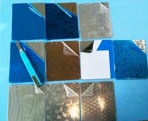 Kekerasan Permukaan HRC19 Pelat Baja Laminasi Stainless Steel 430BA Untuk Laminasi Kartu Plastik