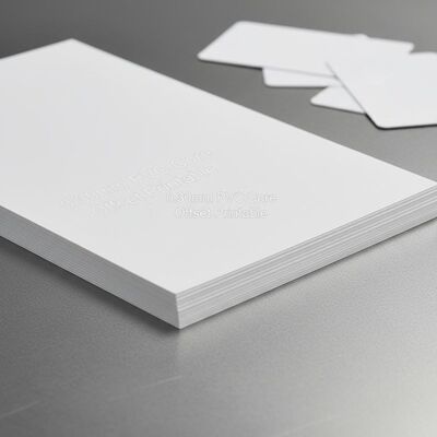 0.30mm Ketebalan Offset Printable PVC Core Sheet untuk Produksi Kartu Bank