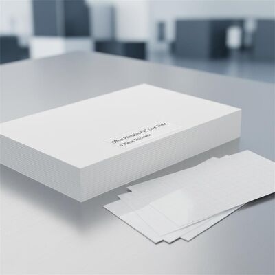 0.30mm Ketebalan Offset Printable PVC Core Sheet untuk Produksi Kartu Bank