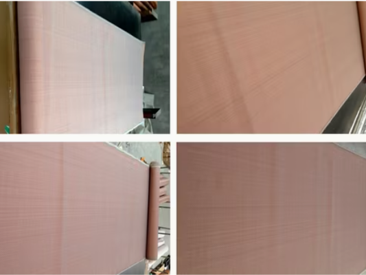 Silicone Rubber Cushion Pad Resistant High Temperature & High Toughness Buffer Pad untuk Laminasi Hot Press Industri Kayu