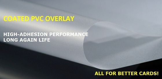 High Adhesion PVC Coated Overlay Tanpa Perubahan Warna Dan Deformasi