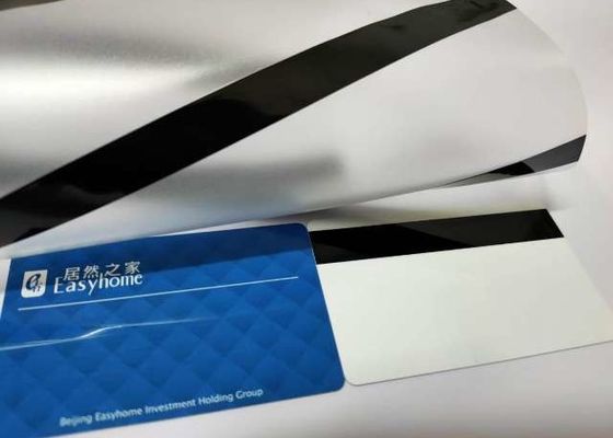 Adhesi Tinggi LOCO Magnetic Stripe Coated Overlay Untuk Produksi Kartu Magnetik