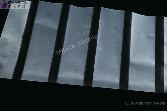 A4 / A3 Ukuran Disesuaikan Magnetic Stripe Coated Overlay Untuk Produksi Tubuh Kartu Magnetik