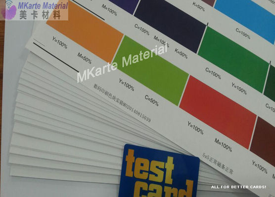 MGI Digital Cetak Putih Pvc Sheet 0.15mm-0.40mm Dengan Kekuatan Kencing Yang Kuat