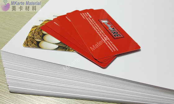 Pencetakan Offset PVC Core Sheet 120-760 Micron Tebal Untuk Silk Screen Printer