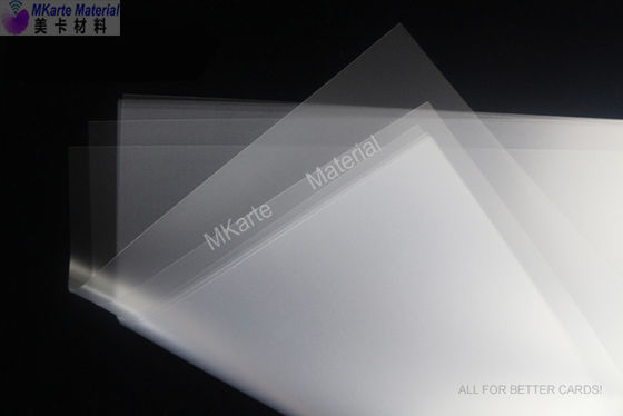 tingkat adhesi yang kuat PVC Coated Overlay dalam lembaran atau gulungan (ketebalan 0,06-1.0mm) MCO-W