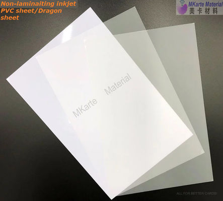 0.15mm + 0.46mm + 0.15mm White Dragon PVC Non-Laminating Inkjet Sheet MNI-3