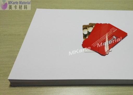 Dual Side Digital Printable PVC Sheets dengan Adhesi Tinta Yang Sangat Baik dan Kekuatan Mengupas Yang Kuat