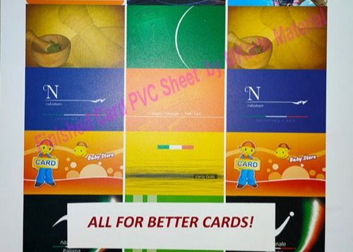 Lembar Inti Cetak Offset PVC Seri MOP Dengan Kekuatan Mengupas Yang Kuat