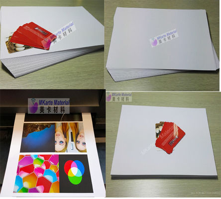 Produksi Kartu Pintar PVC Core Sheet Kedua Sisi Tanpa Lapisan Lem