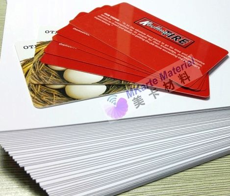 Produksi Kartu Pintar PVC Core Sheet Kedua Sisi Tanpa Lapisan Lem