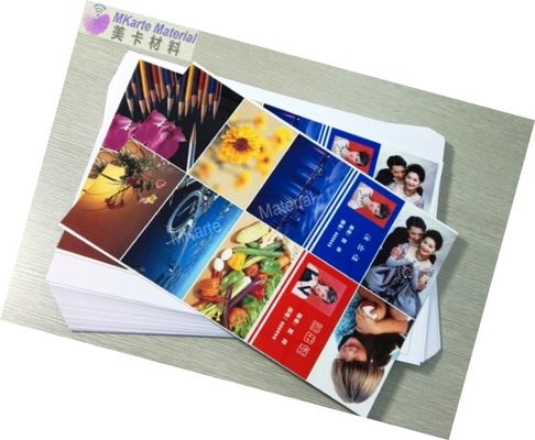 Kustom Plastik Inti PVC Sheet Ketebalan 0,10 - 0,85 Mm Untuk Laminasi Dan Pencetakan