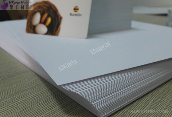 Ketebalan 0.15mm-0.33mm Inkjet Cetak PVC Lembar Pembalikan Warna Sempurna