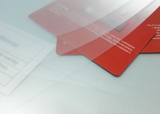 Film Pelapis PVC Tahan Gores dengan Offset Penurunan Lambat, Ketebalan 0,04-0,10mm untuk Laminasi Kartu