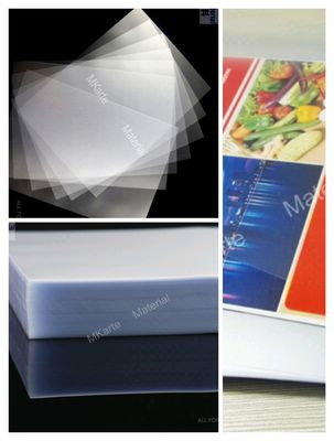 Lembar Overlay Pvc Tahan Abrasi Untuk Berbagai Printer Digital HP Indigo / Konica Minolta