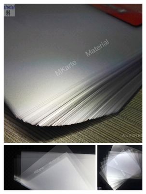 Lembar Overlay Pvc Tahan Abrasi Untuk Berbagai Printer Digital HP Indigo / Konica Minolta