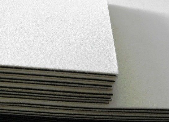Woolen Felt Cushion Laminated Pad 80 N / Mm Adhesi Untuk Proses Hot Press
