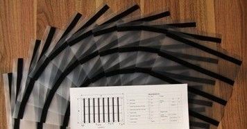PVC Coated Overlay, Magnetic Stripe Ukuran A4 HICO / LOCO Untuk Pembuatan Kartu Plastik
