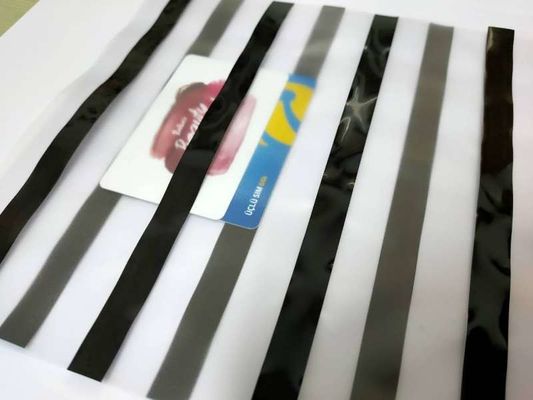 Ukuran Khusus Magnetic Stripe Overlay Dilapisi Tanpa Perubahan Warna Dan Deformasi