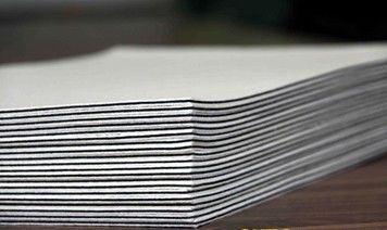 Hitam Wol Laminated Pad Hot Tekan Cushion Pad Untuk Kartu PVC Tekan Laminator