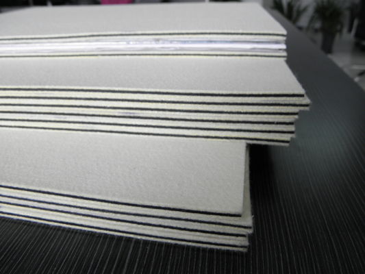 Hitam Wol Laminated Pad Hot Tekan Cushion Pad Untuk Kartu PVC Tekan Laminator