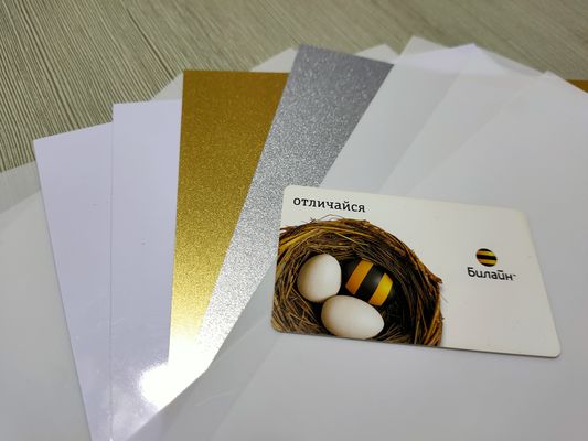 Transparan 0.76mm Clear Printing 0.24mm PVC Non Lamination Sheet
