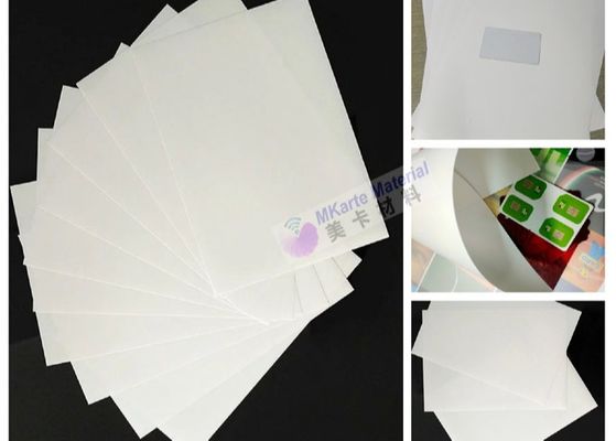Pencetakan Offset Tahan Dampak Lembar Inti Plastik PC Untuk Kartu Plastik PC