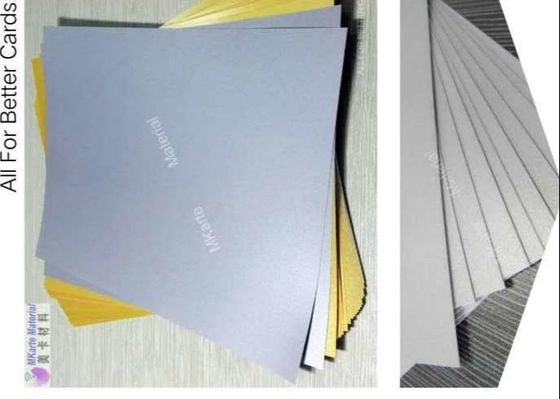 Sliver Printed PVC Sheet A4 A3 Untuk Pencetakan Iklan Dan Menampilkan Bahan Kartu PVC
