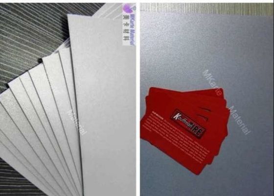 Sliver Printed PVC Sheet A4 A3 Untuk Pencetakan Iklan Dan Menampilkan Bahan Kartu PVC