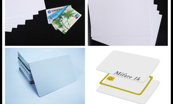 Lembar resistensi plastik Polycarbonate PC Card inti plastik untuk kartu PC