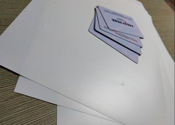 Sablon Sutra 2mm Tebal Lembar Plastik PETG Untuk Produksi Tubuh Kartu PETG