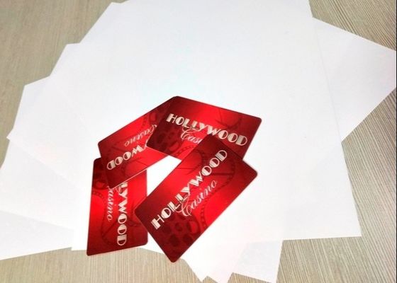 Sablon Sutra 2mm Tebal Lembar Plastik PETG Untuk Produksi Tubuh Kartu PETG