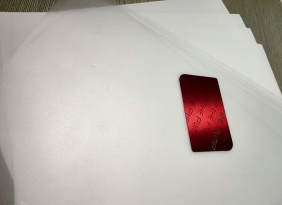 PC Film Cocok untuk Laser Engraving Lembar Plastik PC Untuk Produksi Kartu PC