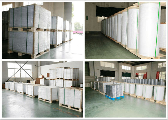 Adhesi Tinggi Pvc Overlay Film Tanpa Ubah Warna Untuk Kartu Laminating Smard