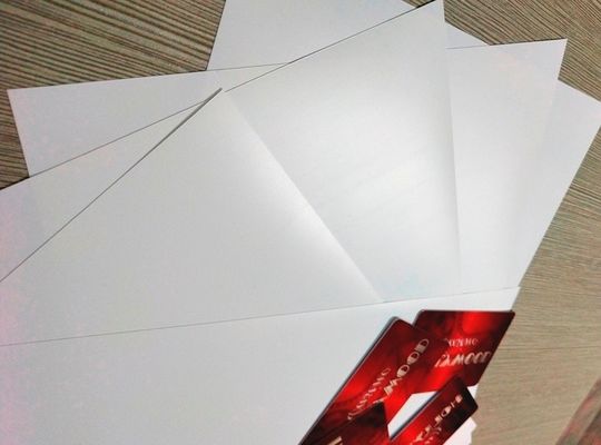 Lembar Inti Kartu PETG Plastik Putih Untuk Produksi Tubuh Kartu Cerdas PETG