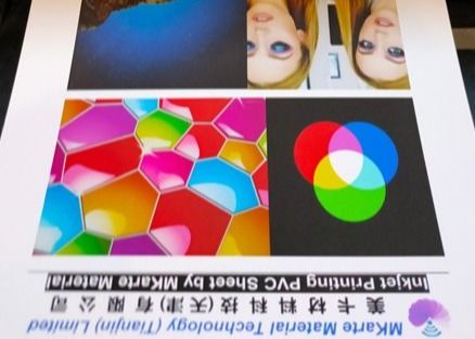Dual Side Digital Printable PVC Sheets dengan Adhesi Tinta Yang Sangat Baik dan Kekuatan Mengupas Yang Kuat