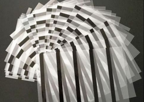 Anti Moisture 0.04mm Ukuran A4 Garis Magnetik Lapisan Dilapisi PVC