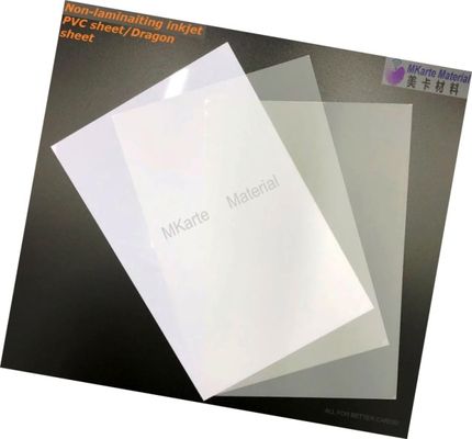 Lembar PVC Inkjet 0,58mm Non Laminating Dengan 2 Lembar Cetak Ditambah 1 Lembar Inti Tengah