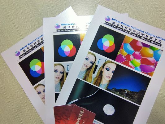 A4, A3 + 0.40mm Inkjet Printable PVC Sheets untuk printer inkjet