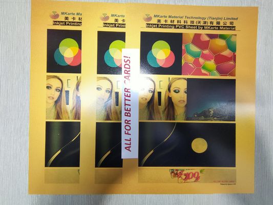 A4, A3 + 0.40mm Inkjet Printable PVC Sheets untuk printer inkjet